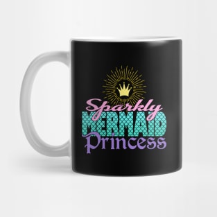 Sparkly Mermaid Princess Mug